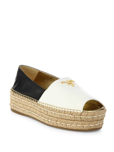 prada espadrilles peep toe|prada espadrilles women.